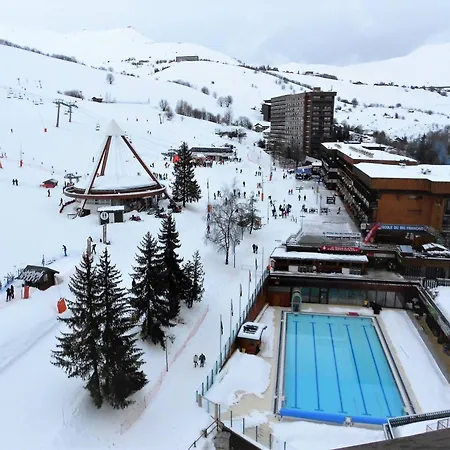 Apartmán Chaleureux, Skis Aux Pieds, Balcon Sud Avec Vue Pistes - Fr-1-267-192 Le Corbier